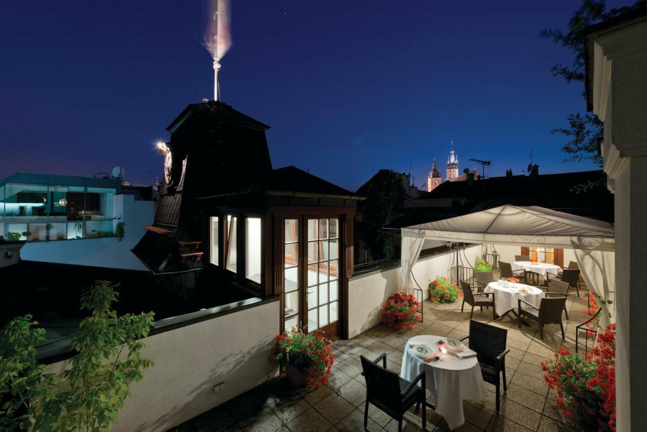 فندق غروديك كراكوفيا المظهر الخارجي الصورة The terrace of the restaurant